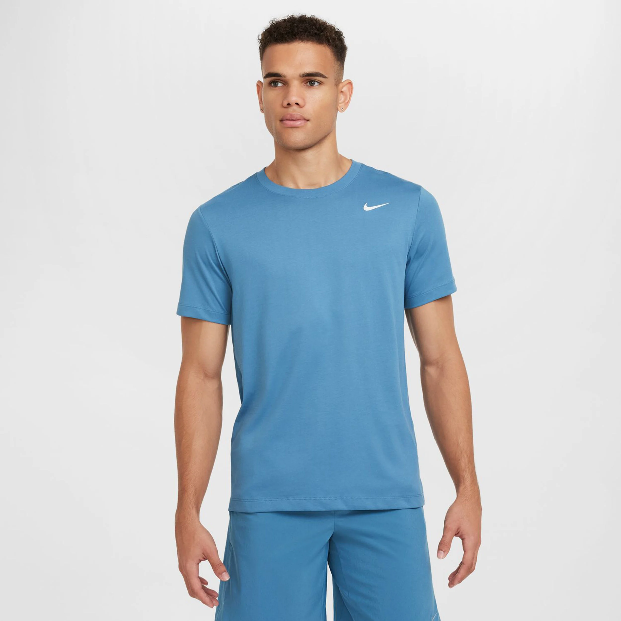 Dri-Fit Crew Solid T-Shirt Herren - Hellblau