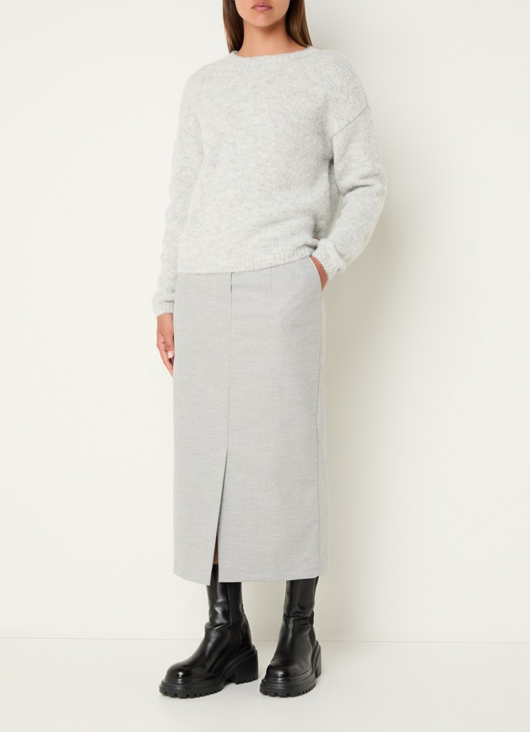 Moscow Hit midi skirt with slit