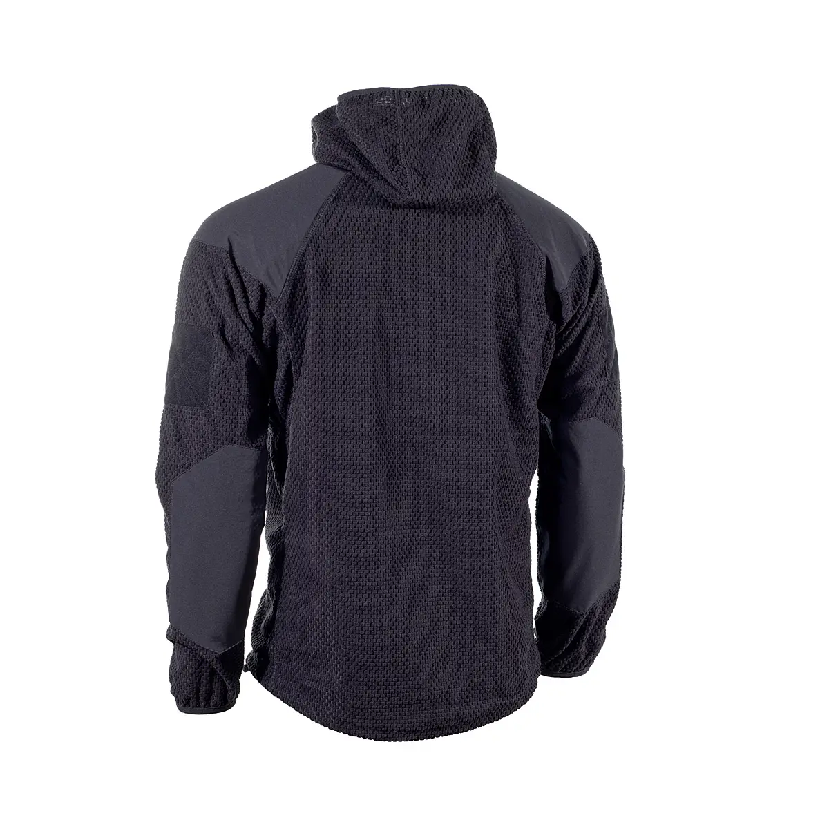 Fleecejacke Delta mit Kapuze schwarz