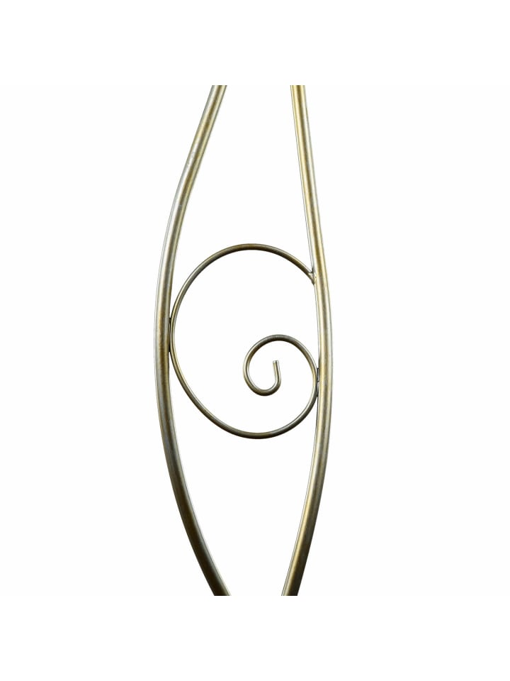 Licht-Erlebnisse Stehlampe in Gold Weiß günstig kaufen onesize