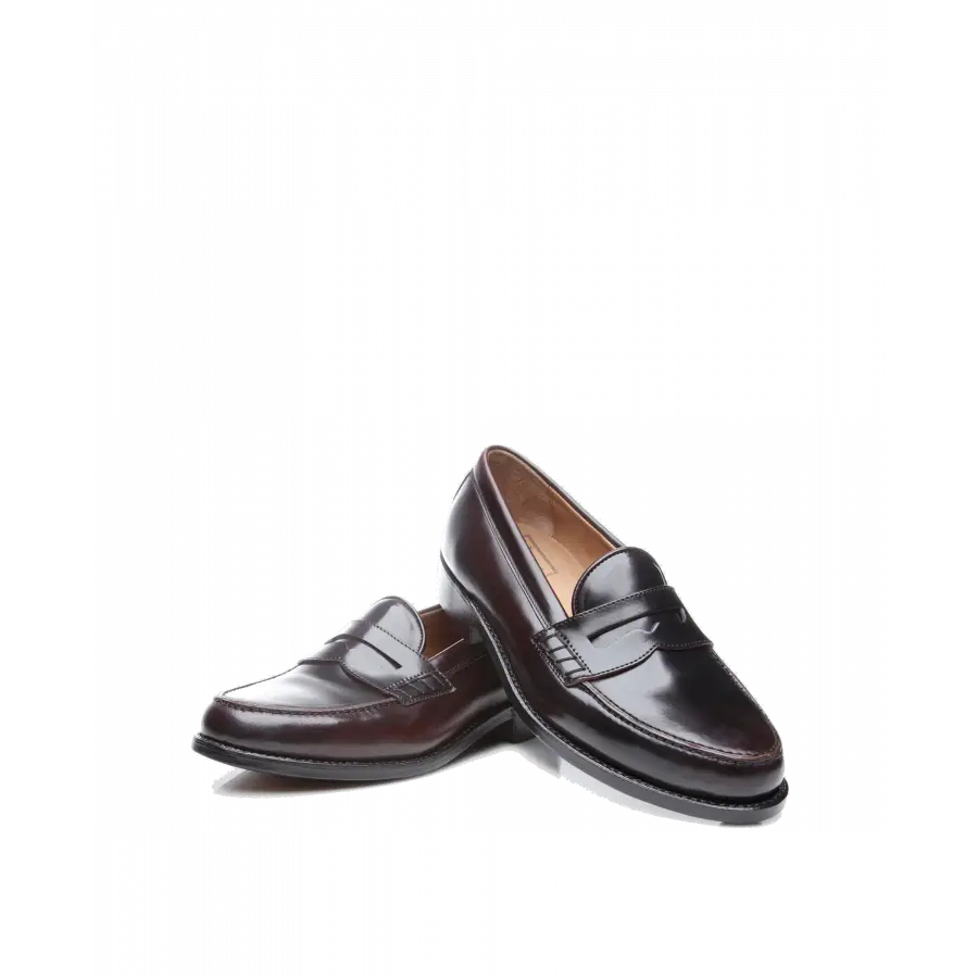 Heinrich Dinkelacker - Loafer WIEN PLAIN C Cordovan - rot