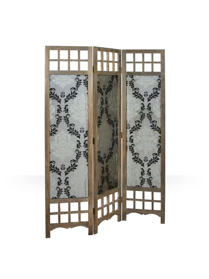Homestyle4u 3-tlg. Paravent in Braun 120x170 günstig kaufen onesize