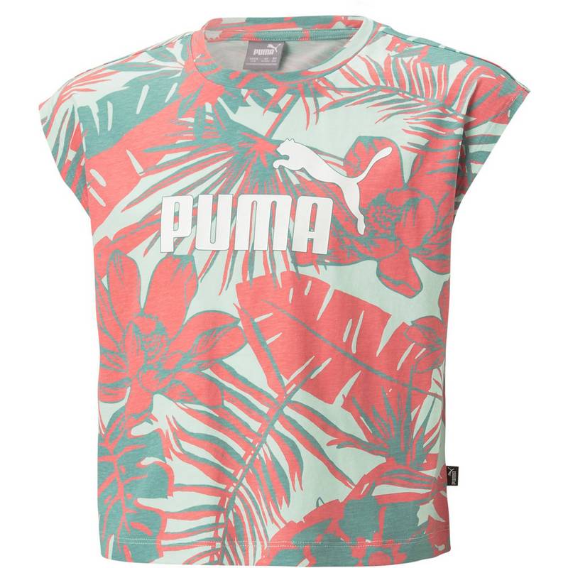 PUMA ESSENTIAL FLOWER POWER AOP T-Shirt Mdchen