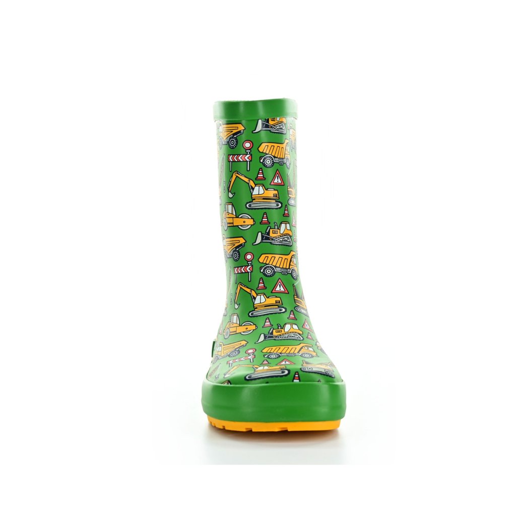 Koel4Kids Tractor Green (Wellie Bare) Gummistiefel