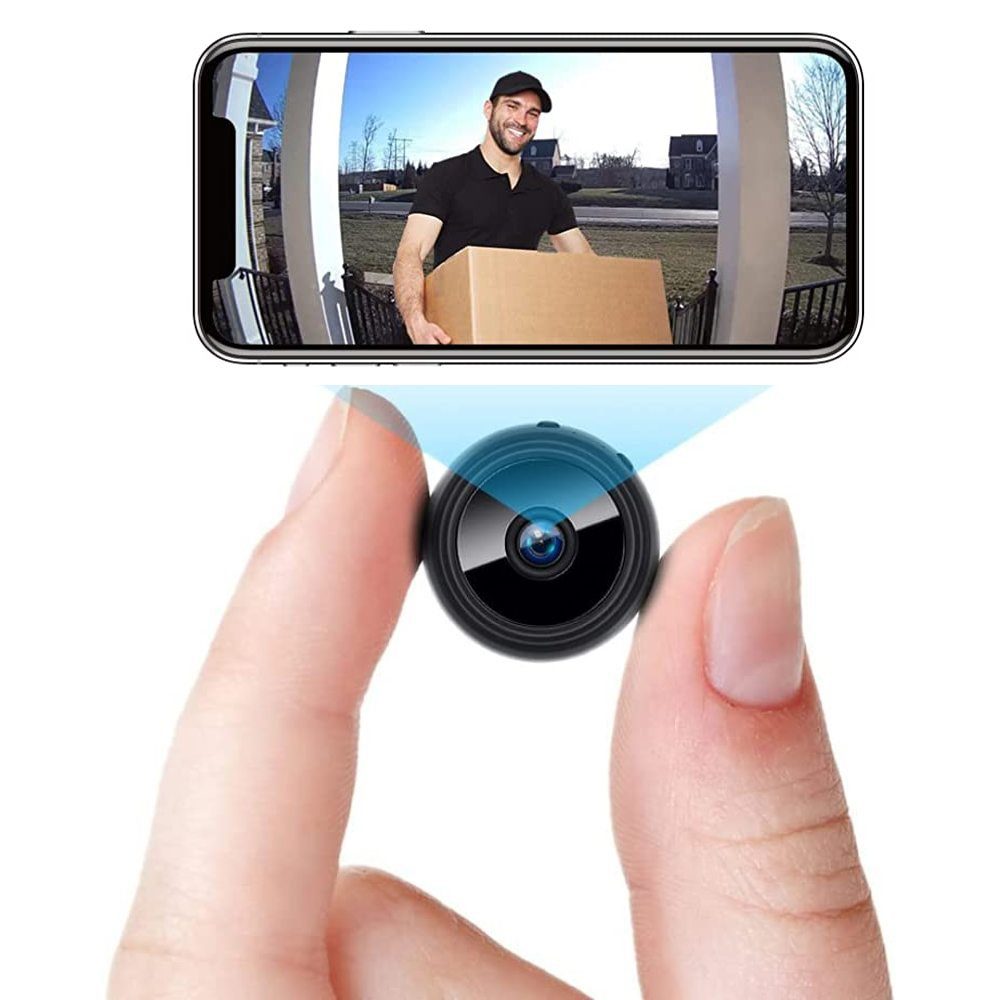 FeelGlad WLAN Camera,Mini Camera,Tragbare Überwachungskamera (hd)