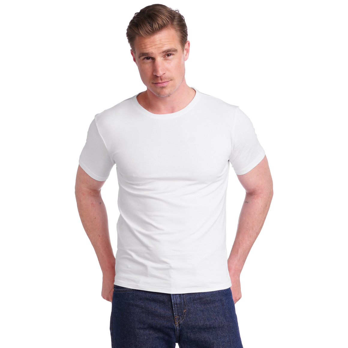 Herren T-Shirt mit Rundhalsausschnitt