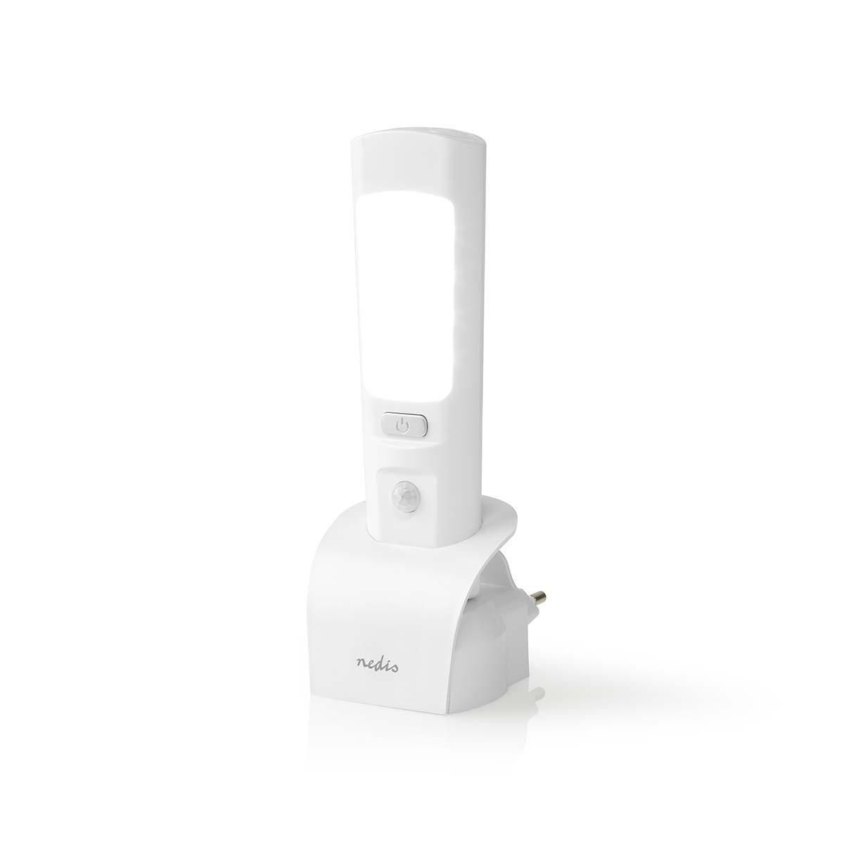 Nedis LNLGTRHWT Orientierungs-LED-Licht und Taschenlampe