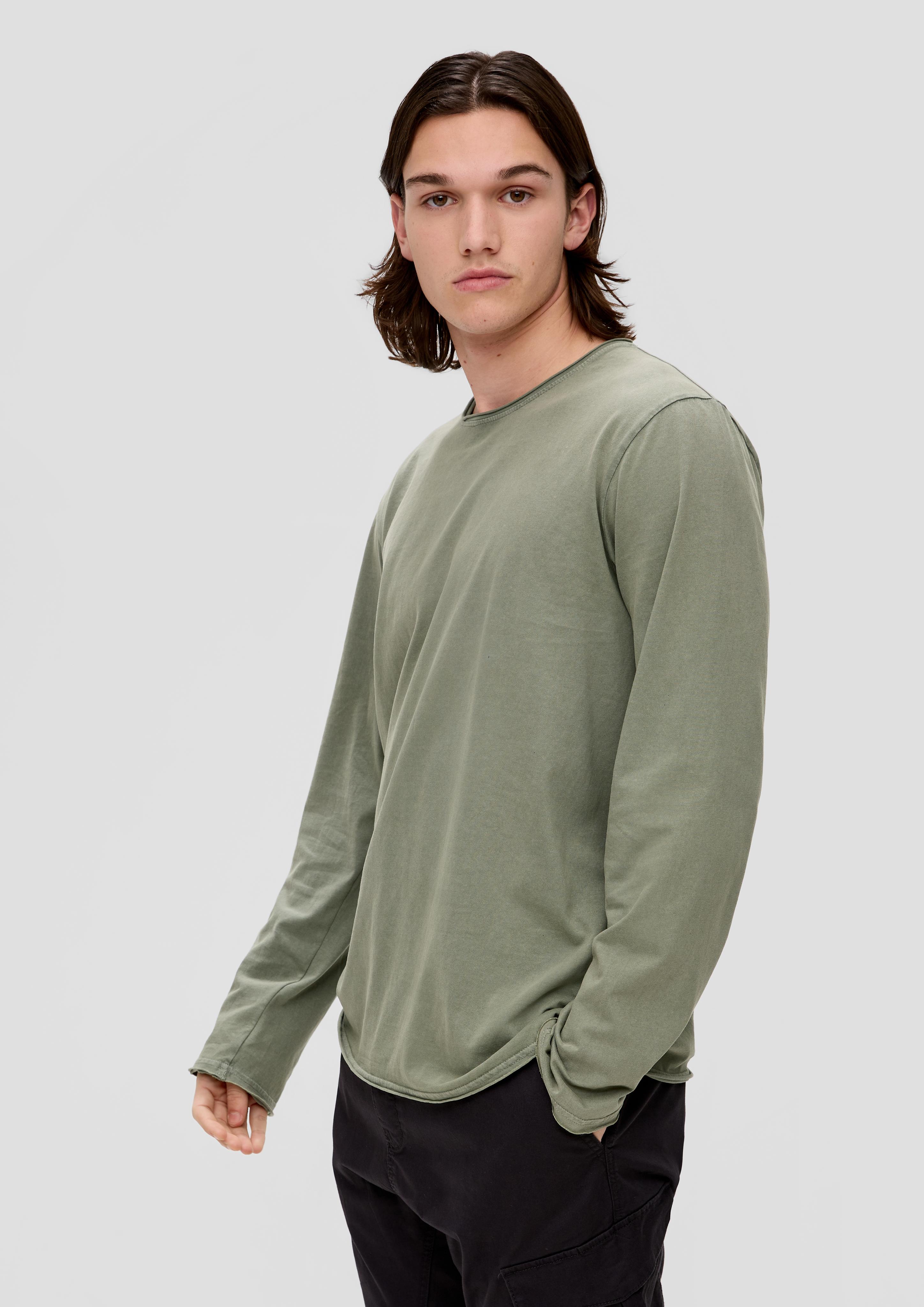 Longsleeve mit Rollsäumen  2140715-7380