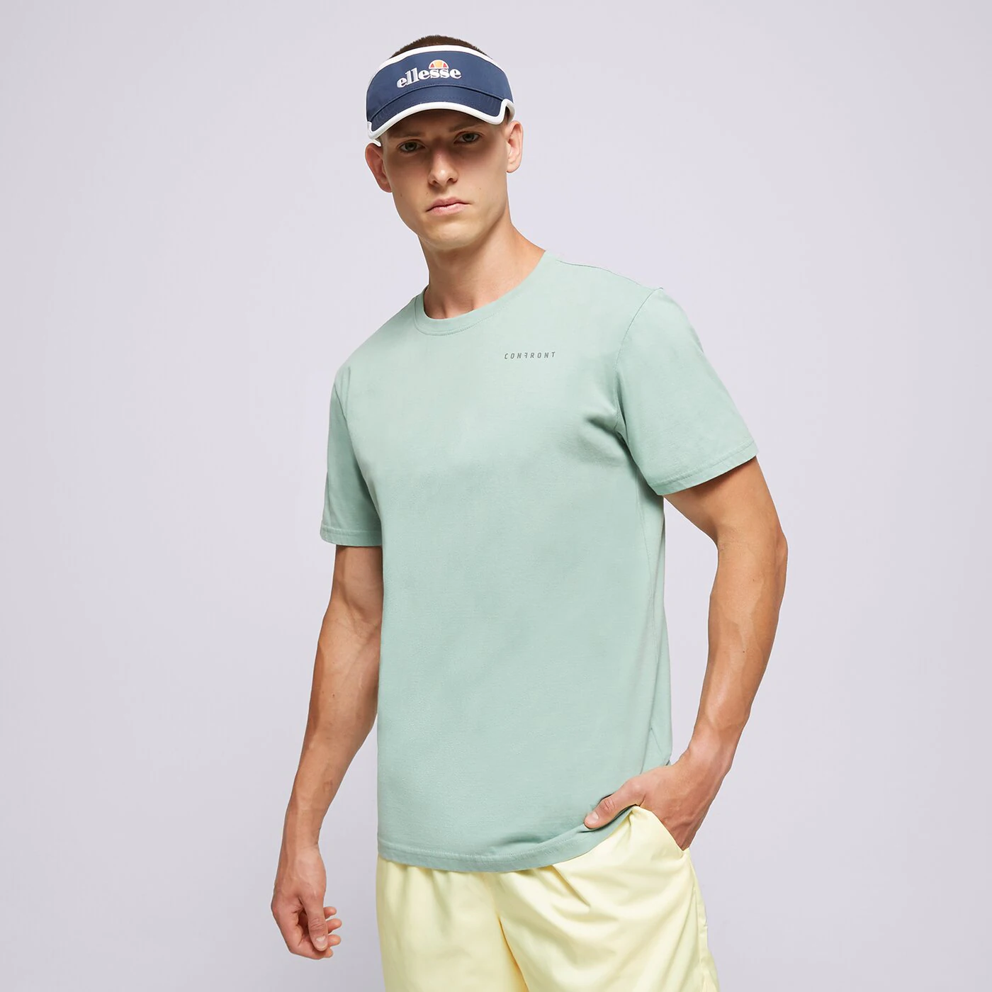 CONFRONT T-SHIRT SMALL LOGO GREEN Grün