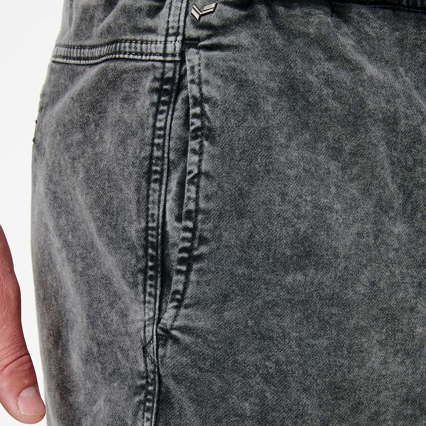 EVAN   Short gris homme