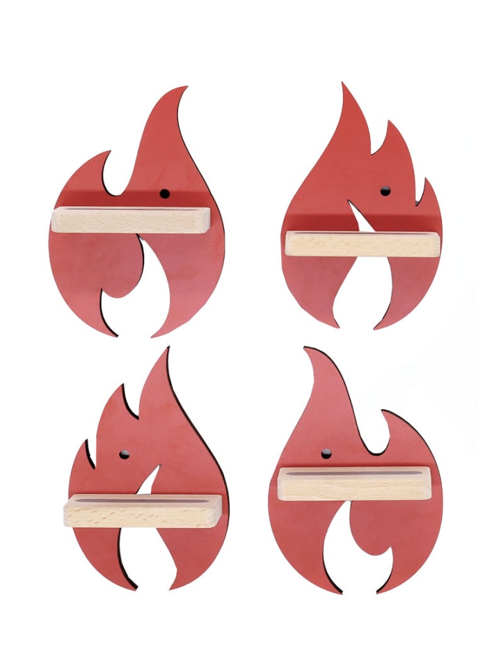 BOARTI Regal Feuerwehr Flammen Toniebox Tonies Figuren in Rot günstig kaufen onesize