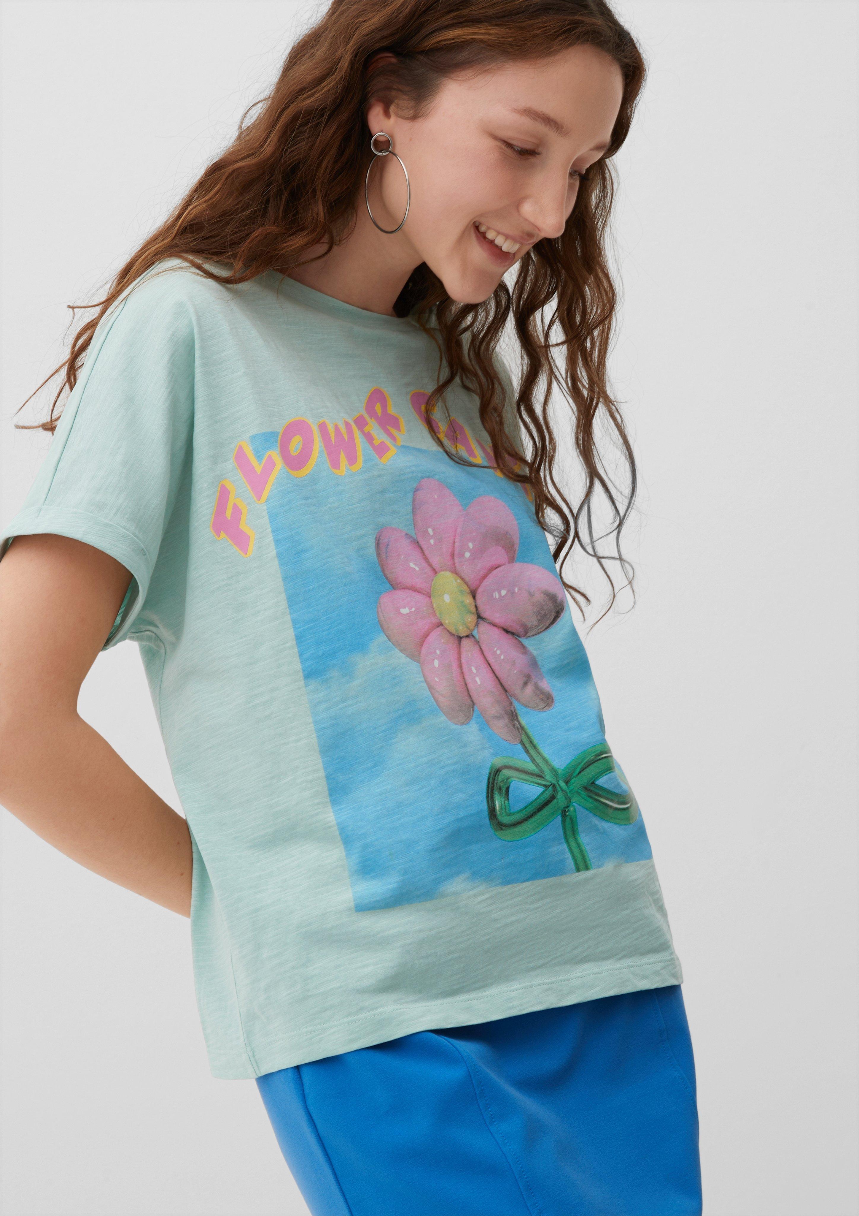 Baumwollshirt mit Grafikprint  2127898-60D0