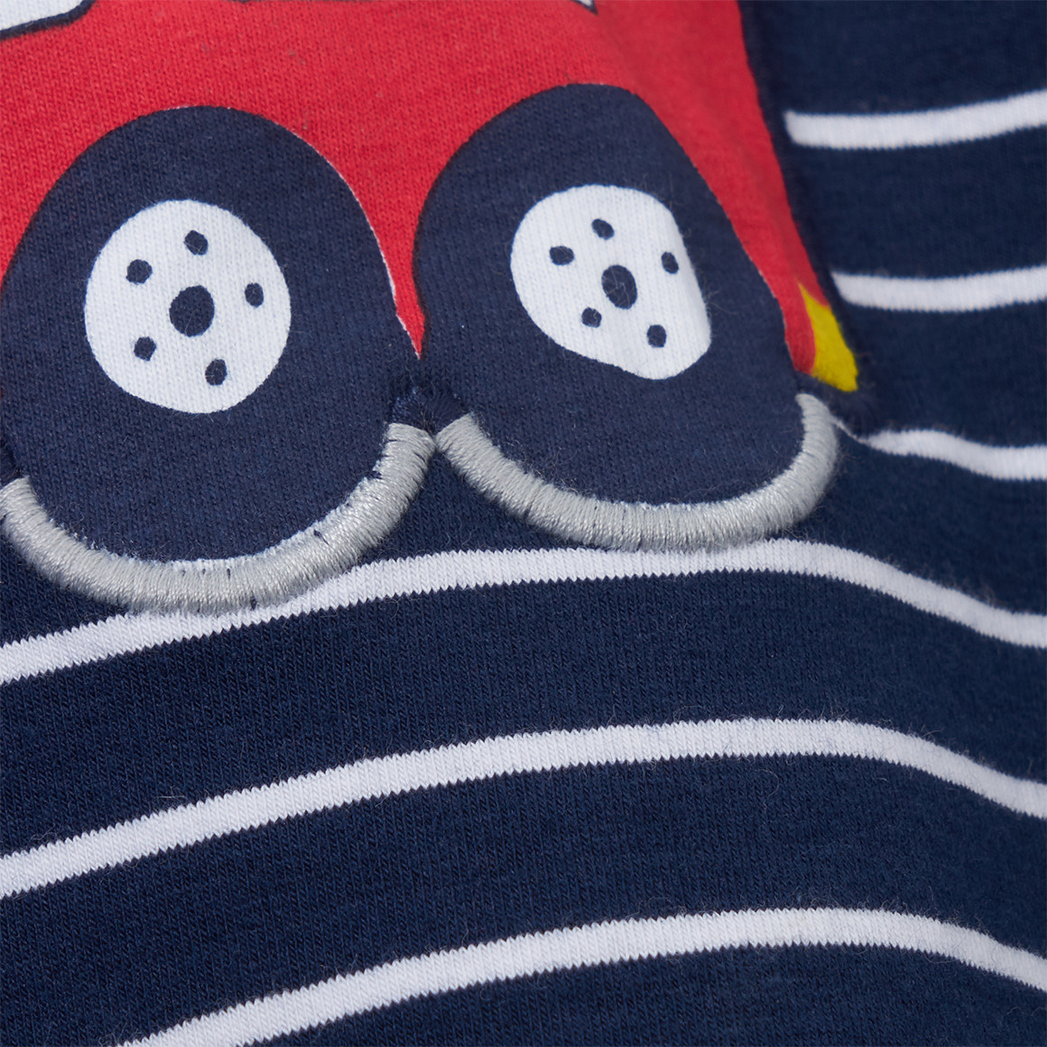 Kinder Langarmshirt mit Feuerwehr-Applikation