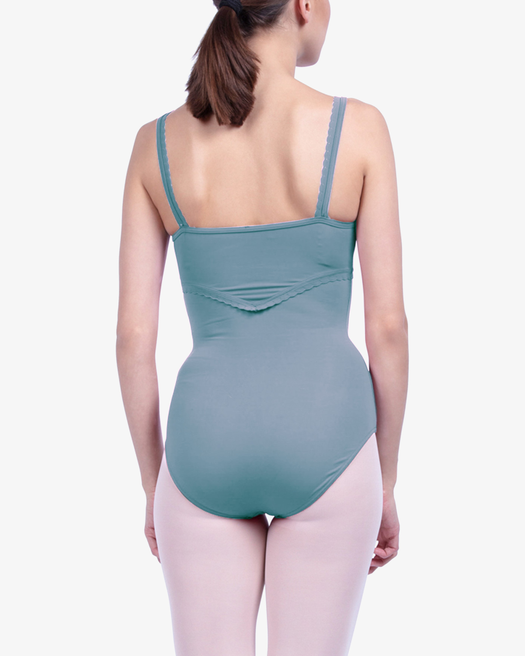 Fancy finishing details leotard