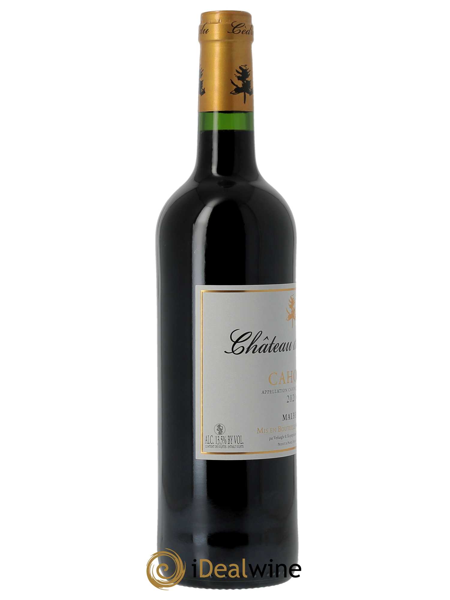 Cahors Château du Cèdre Pascal et Jean-Marc Verhaeghe  2020 - Lot de 1 Bouteille