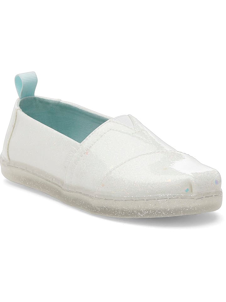 TOMS Slipper in Weiß günstig kaufen