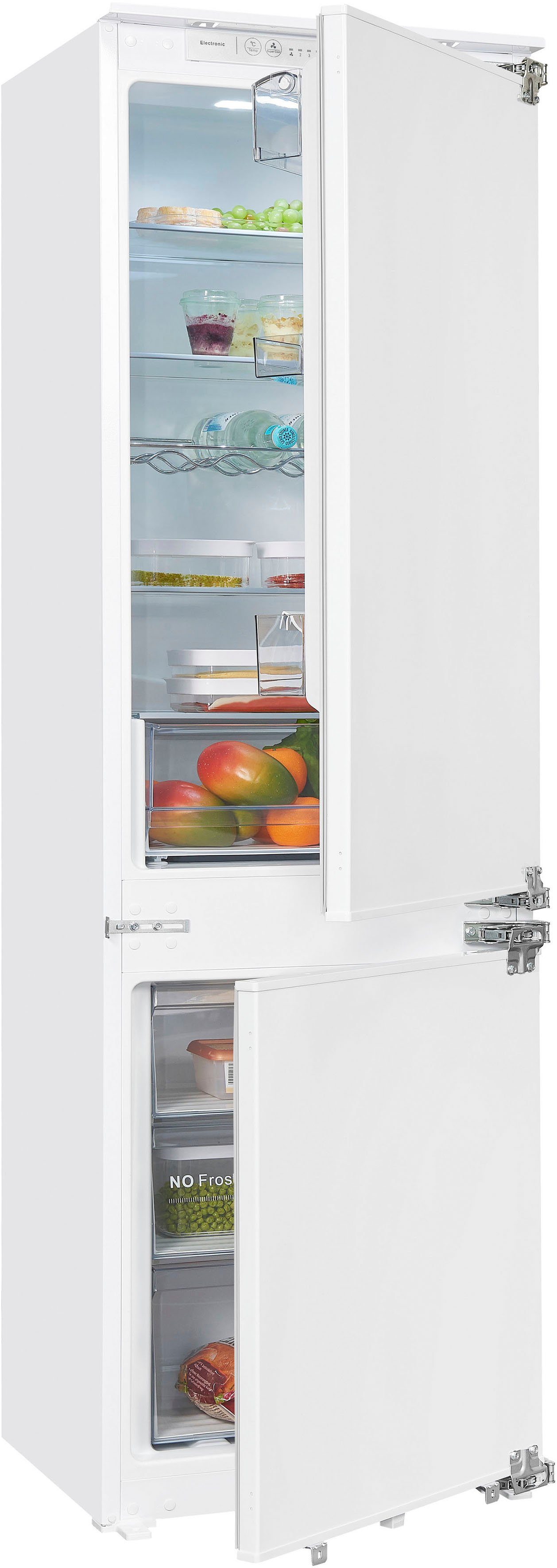 exquisit Einbaukühlgefrierkombination EKGC270-70-NF-F-010E, 178,2 cm hoch, 54,5 cm breit