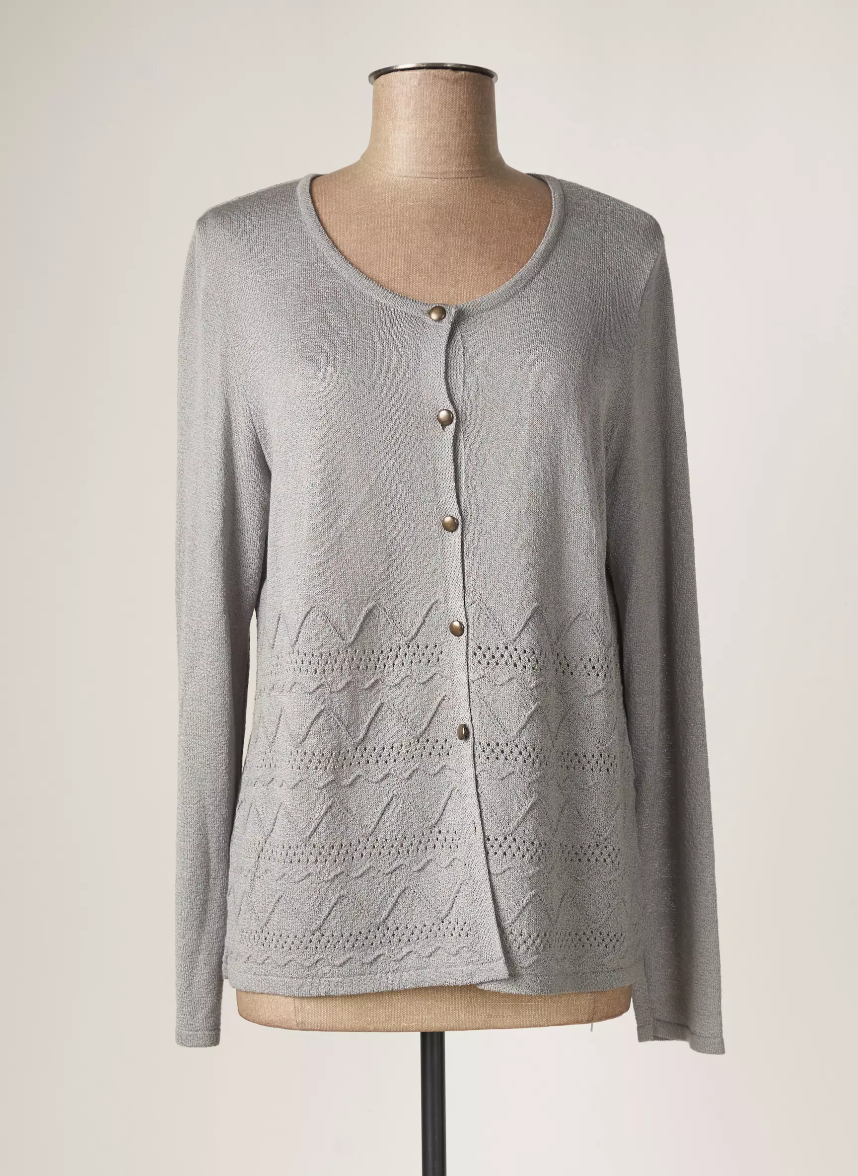 Telmail Cardigans Femme couleur gris
