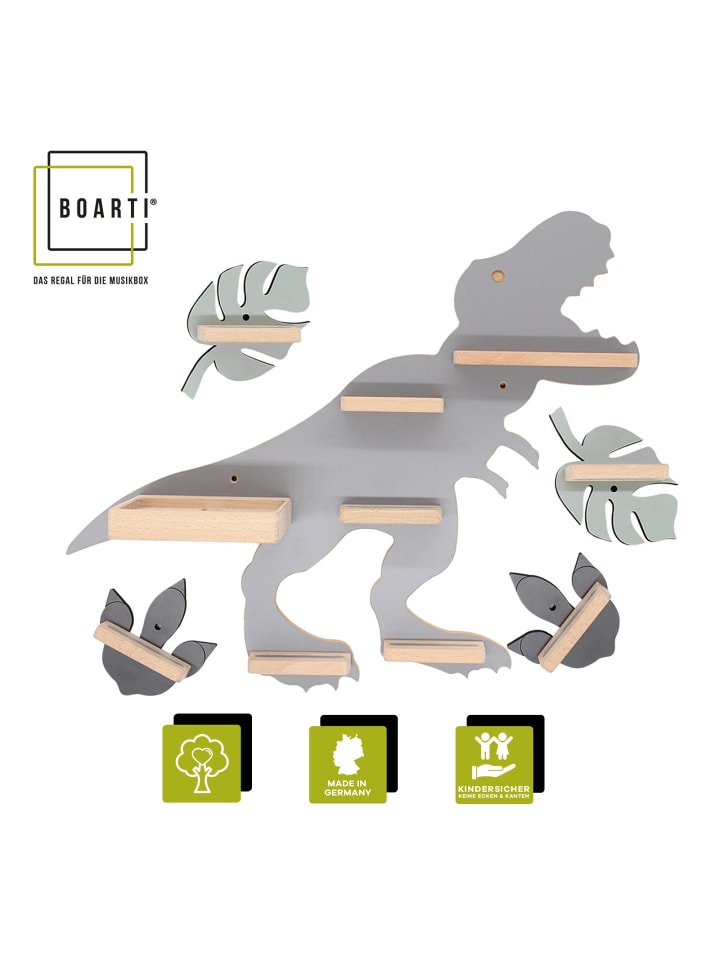 BOARTI Regal Dinosaurier Kinder Toniebox Tonies Figuren in Grau günstig kaufen onesize