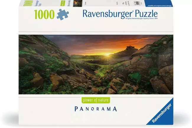 Puzzle 1000 Teile - Sonne über Island