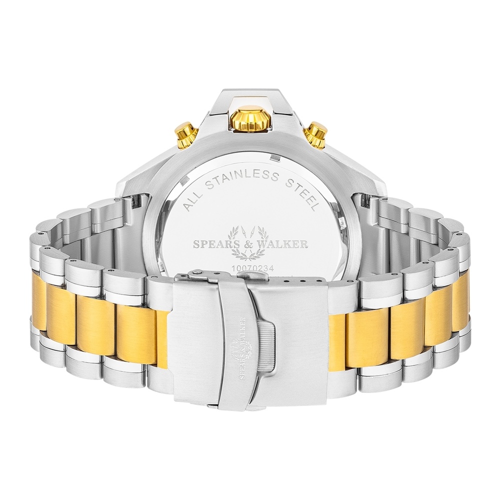 Spears & Walker Montre à quartz Varus II en Argent/or jaune Acier inoxydable en Argent/or jaune Montre