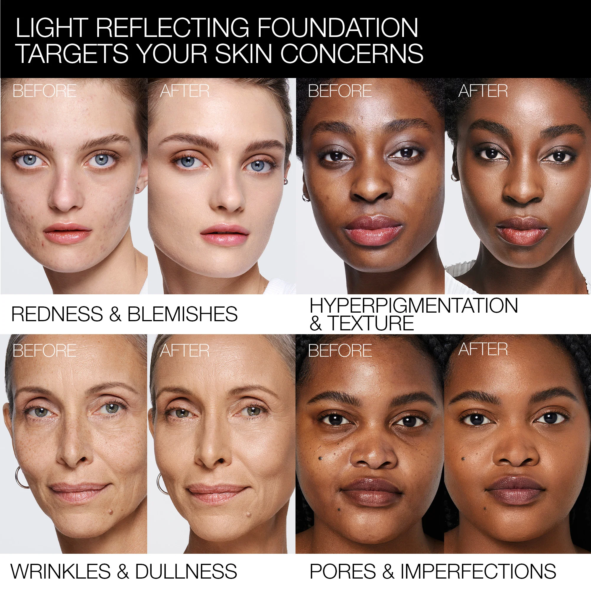 Sejas gaismu atstarojošais tonālais krēms - Šķidrais tonālais krēms