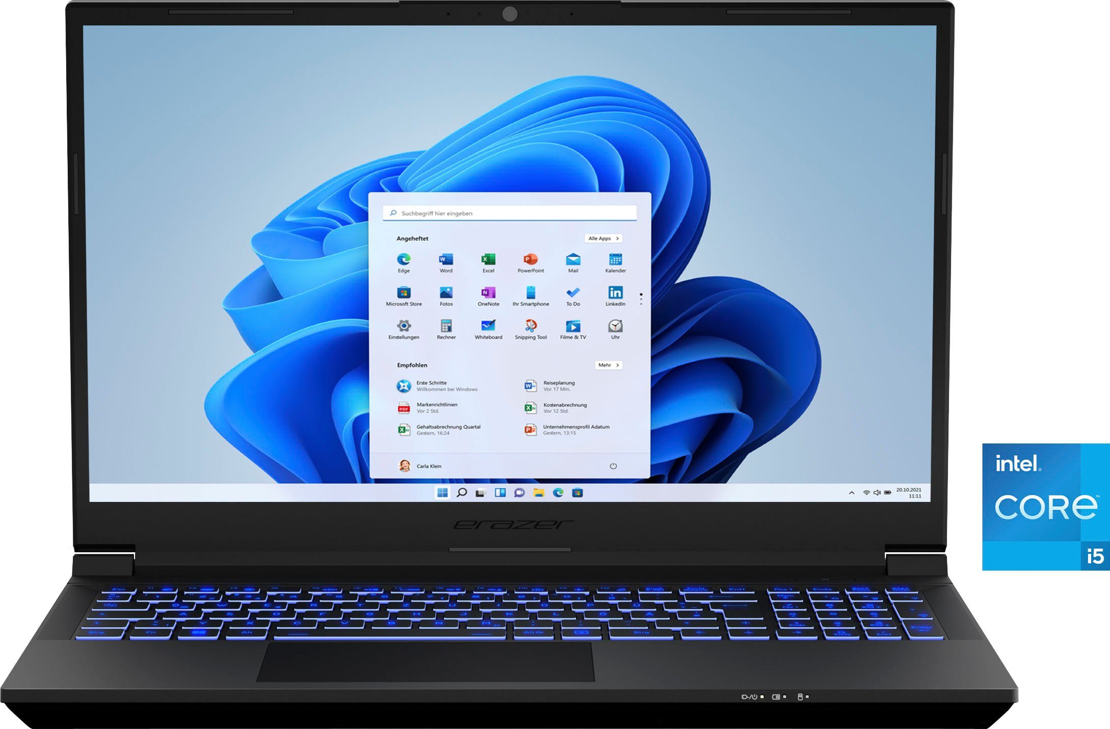 Medion® Crawler E40 Gaming-Notebook (39,6 cm/15,6 Zoll, Intel Core i5 13500H, GeForce RTX 4050, 512 GB SSD)