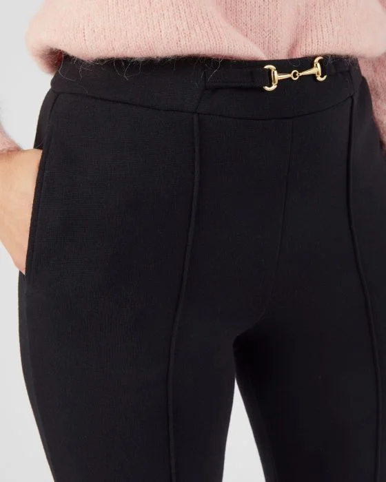 Pantalon droit maille milano chaude Thermolactyl