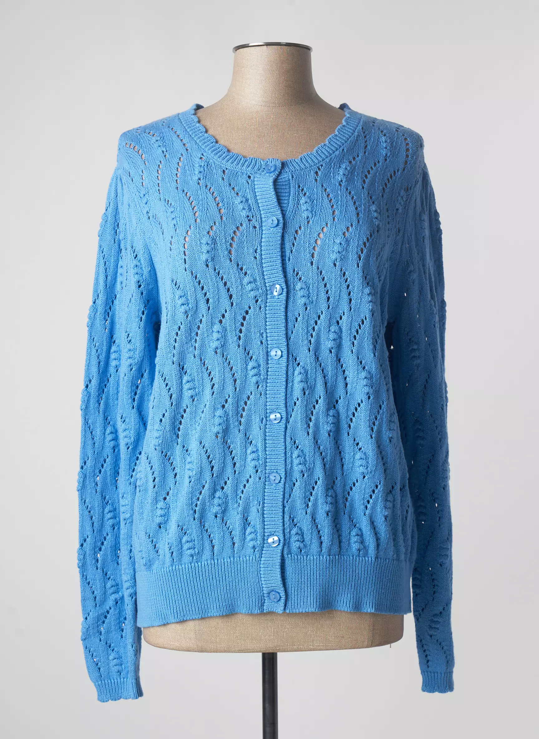 C Est Beau La Vie Cardigans Femme couleur bleu
