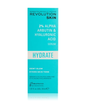 REVOLUTION SKINCARE Hydrating 2% Alpha Arbutin & Hyaluronic Acid Serum Gesichtsserum-30 ml