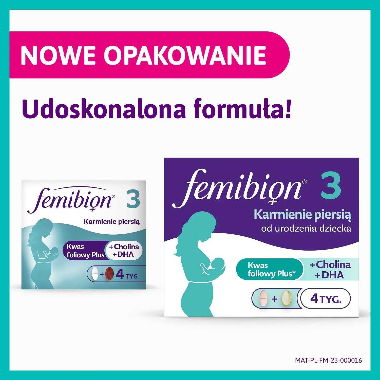 Femibion 3 film tablete za dojenje + meke kapsule