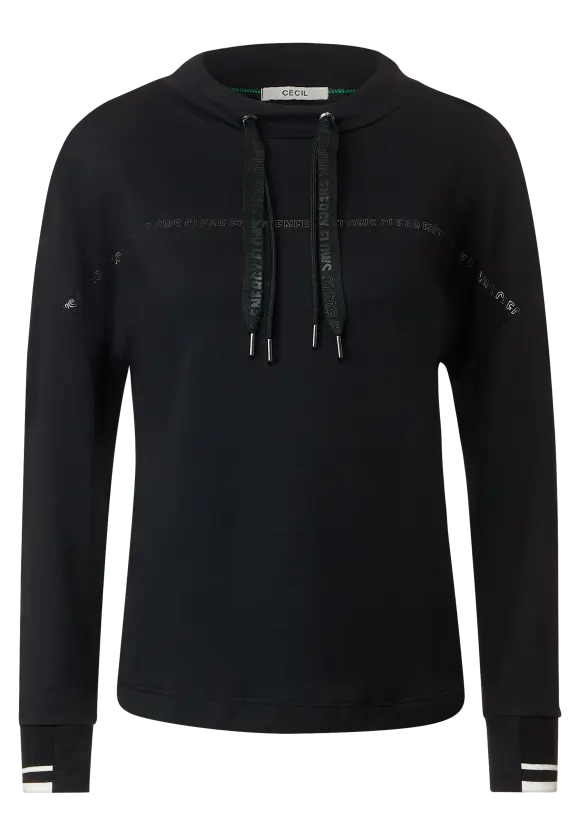 CECIL Wording Langarmshirt