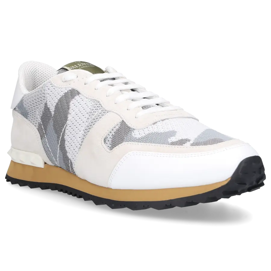 Valentino Garavani - Sneaker low ROCKRUNNER Textil - weiß