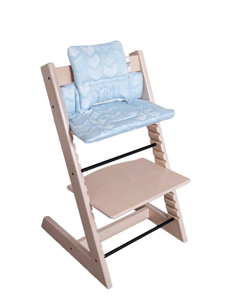 Hoppediz Kinderstuhlpolster Hochstuhl Sitzkissen Set für Stokke Tripp Trapp in Amsterdam aqua günstig kaufen onesize