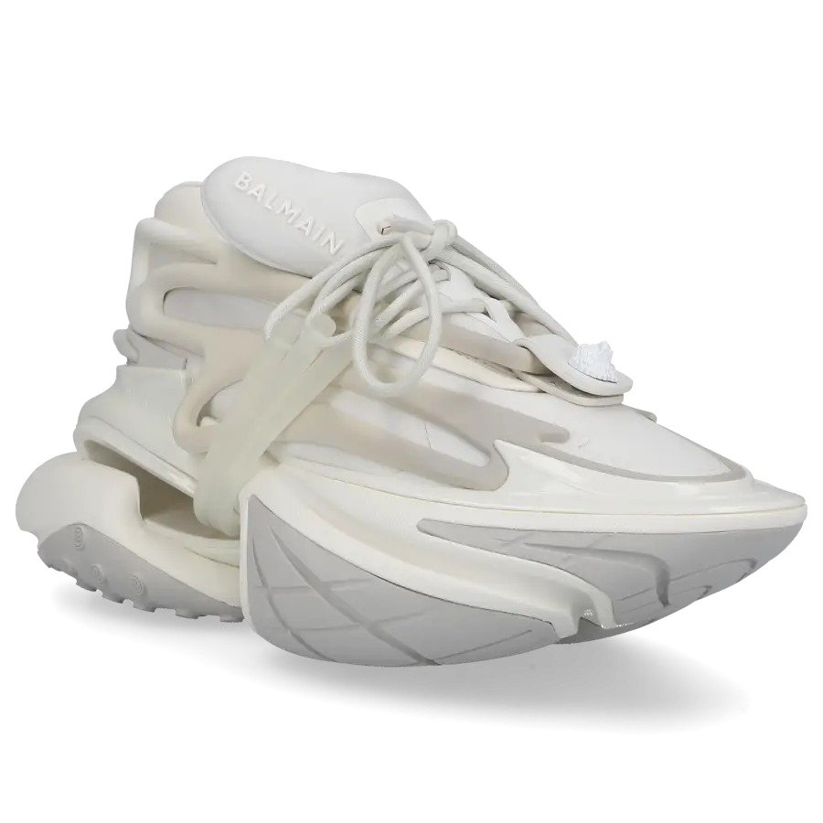 Balmain - Sneaker low Unicorn Textil - weiß