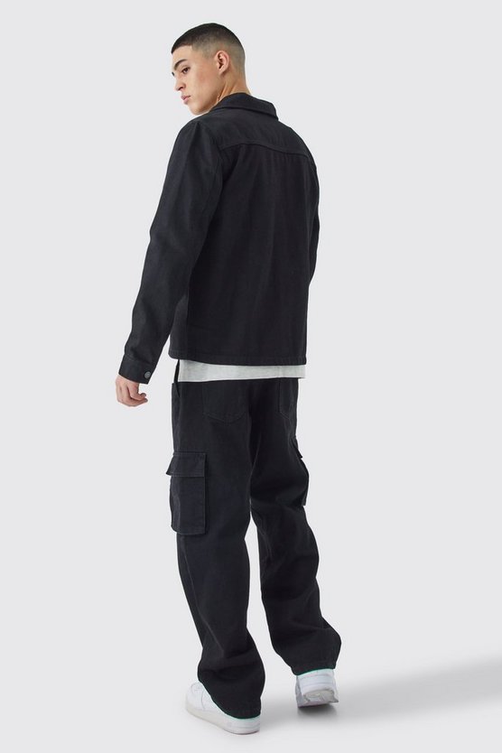 Twill Cargo Overshirt & Trouser