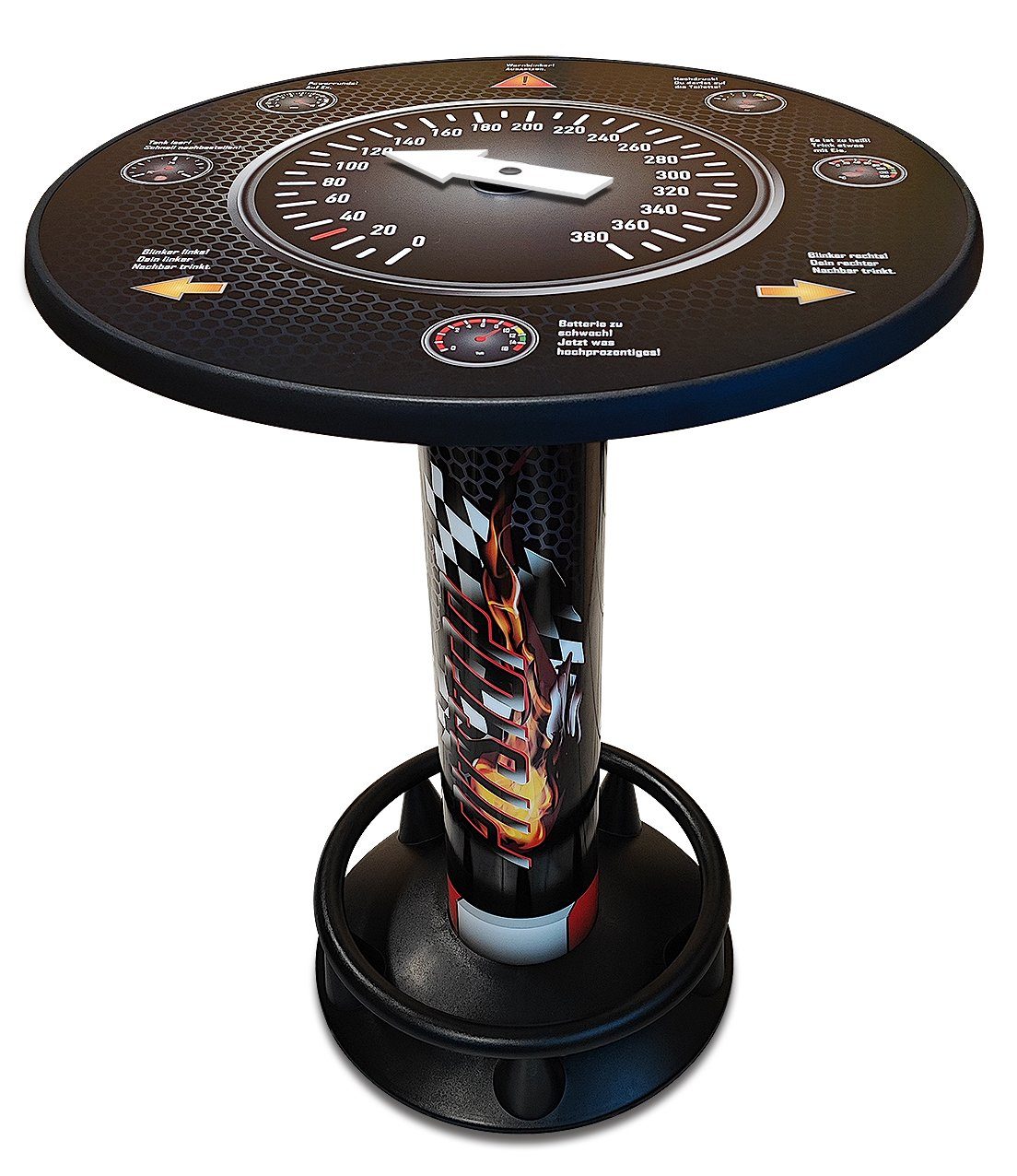 Stehtisch SEVERIN Stehtisch Quick Table Design Pitstop, Bistrotisch