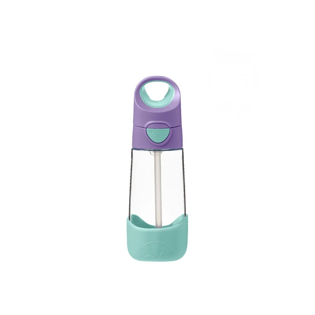 b.box Tritan-Flasche mit Strohhalm 450 ml - Lilac Pop