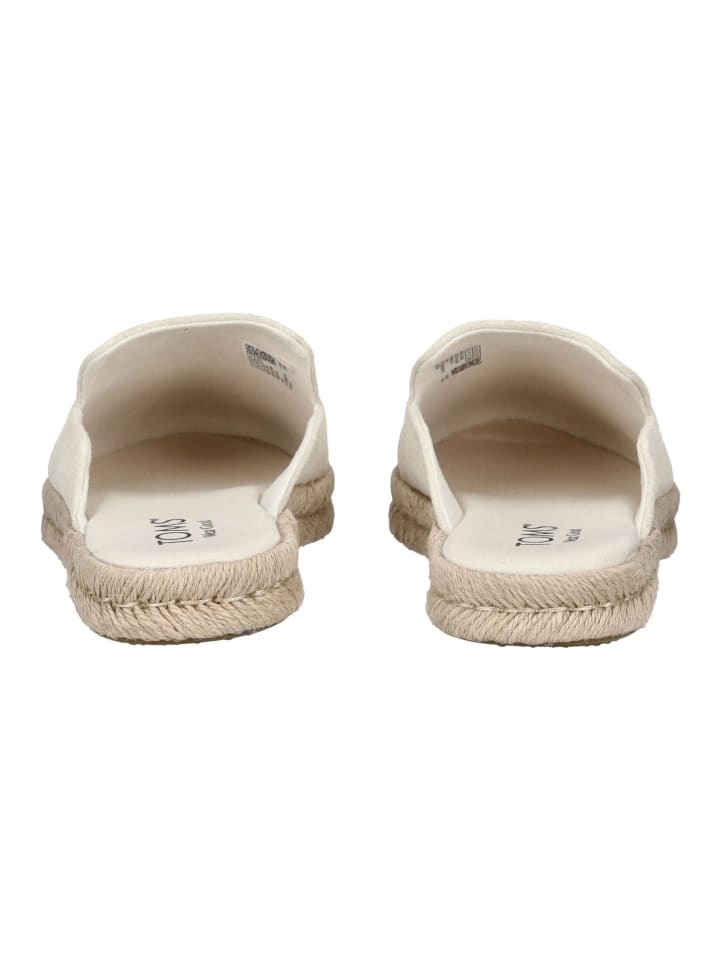 TOMS Pantoletten in Natural günstig kaufen