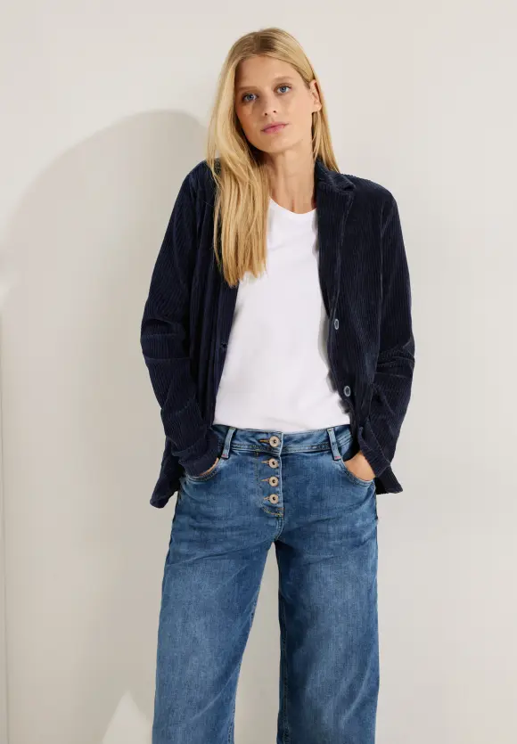 CECIL Jersey Cord Blazer