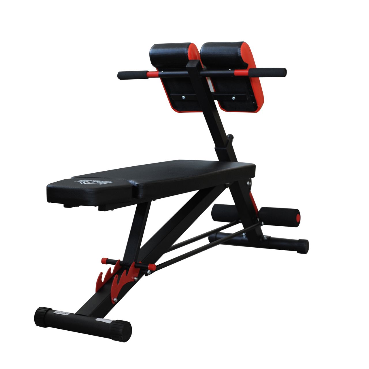 HOMCOM Hantelbank Fitnessbank Schrägbank Multifunktion Bauchtrainer Stahl