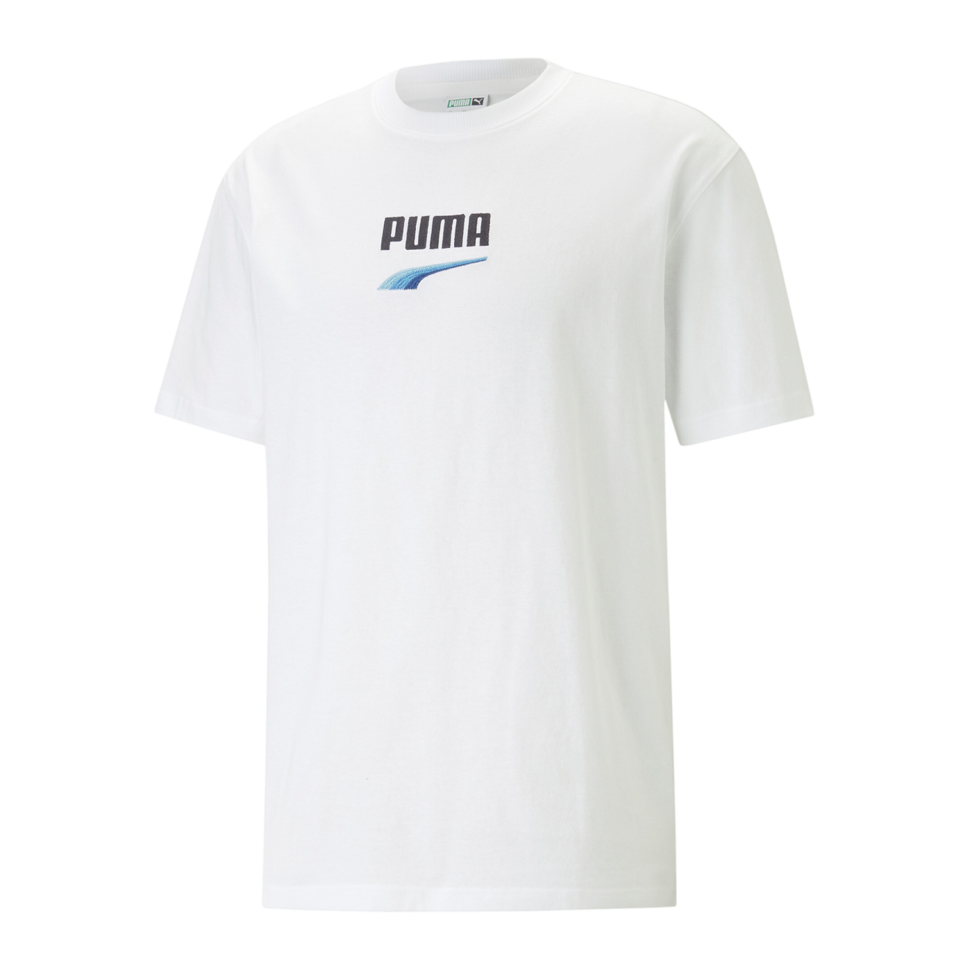 PUMA DOWNTOWN Logo T-Shirt Weiss F52