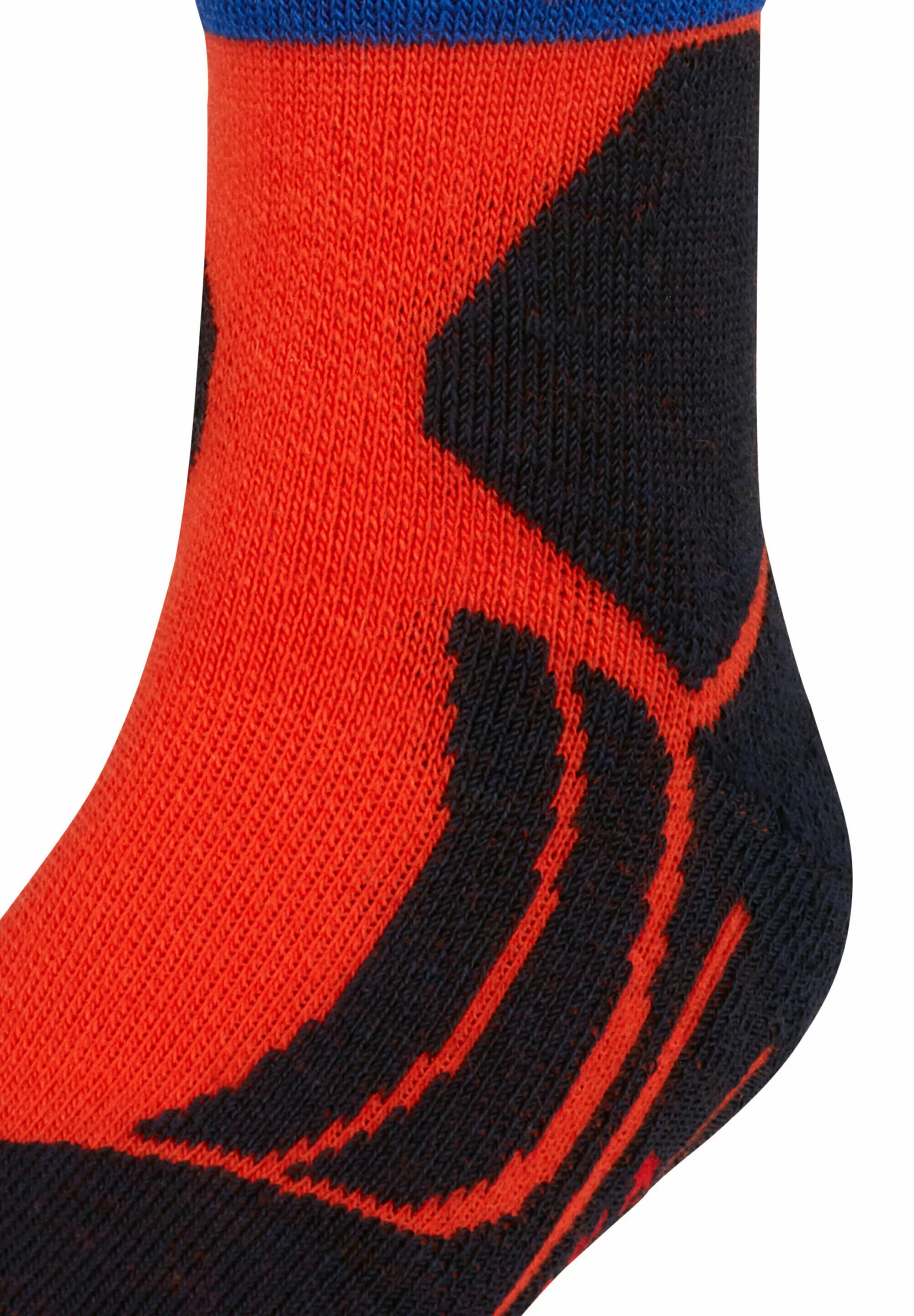 Calcetines deportivos funcionales Falke SK2 Stripes para niños, de esquí, de resistencia media, acolchados y antiampollas.