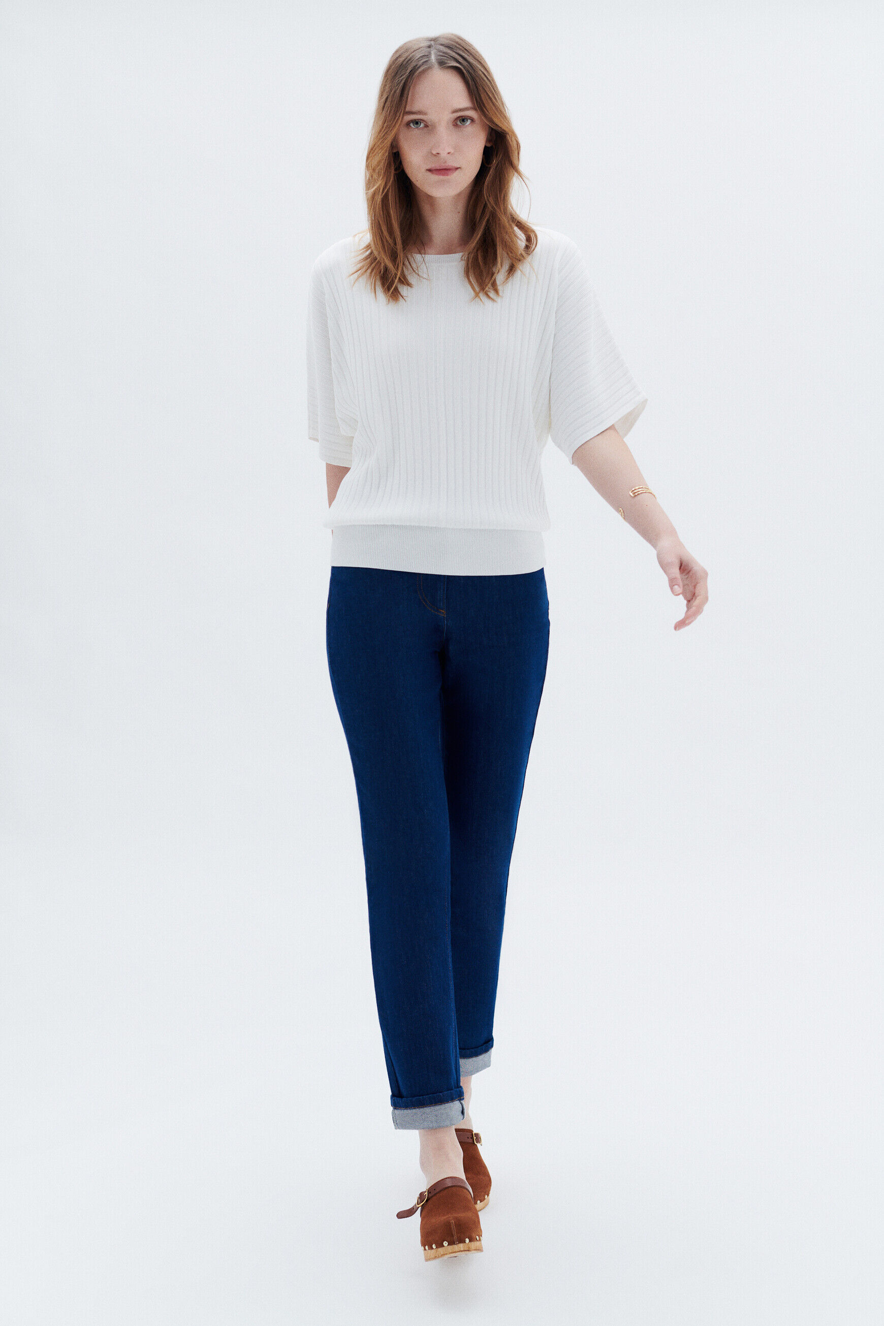 Pull mahee ivoire femme