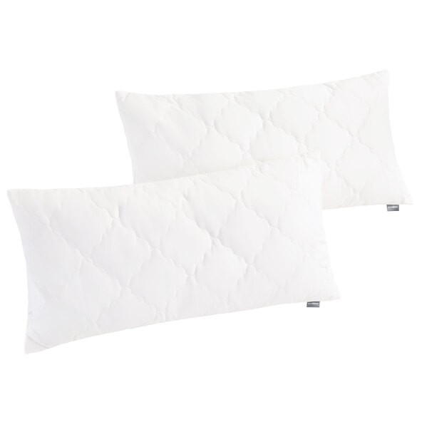 Kopfkissen mit Bambus, 40 x 80 cm, 2er Set