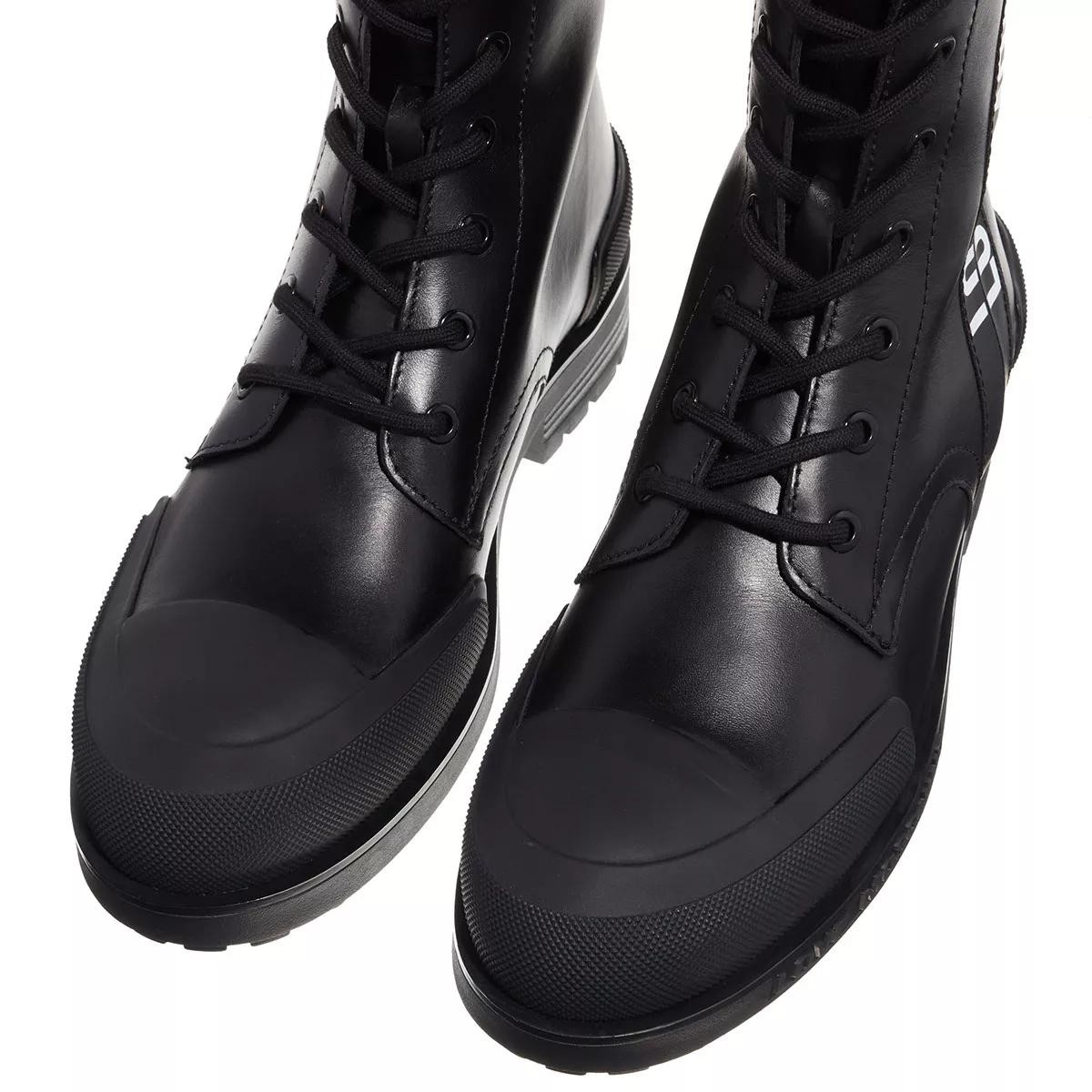 MOSCHINO Stiefeletten schwarz Schnürstiefel