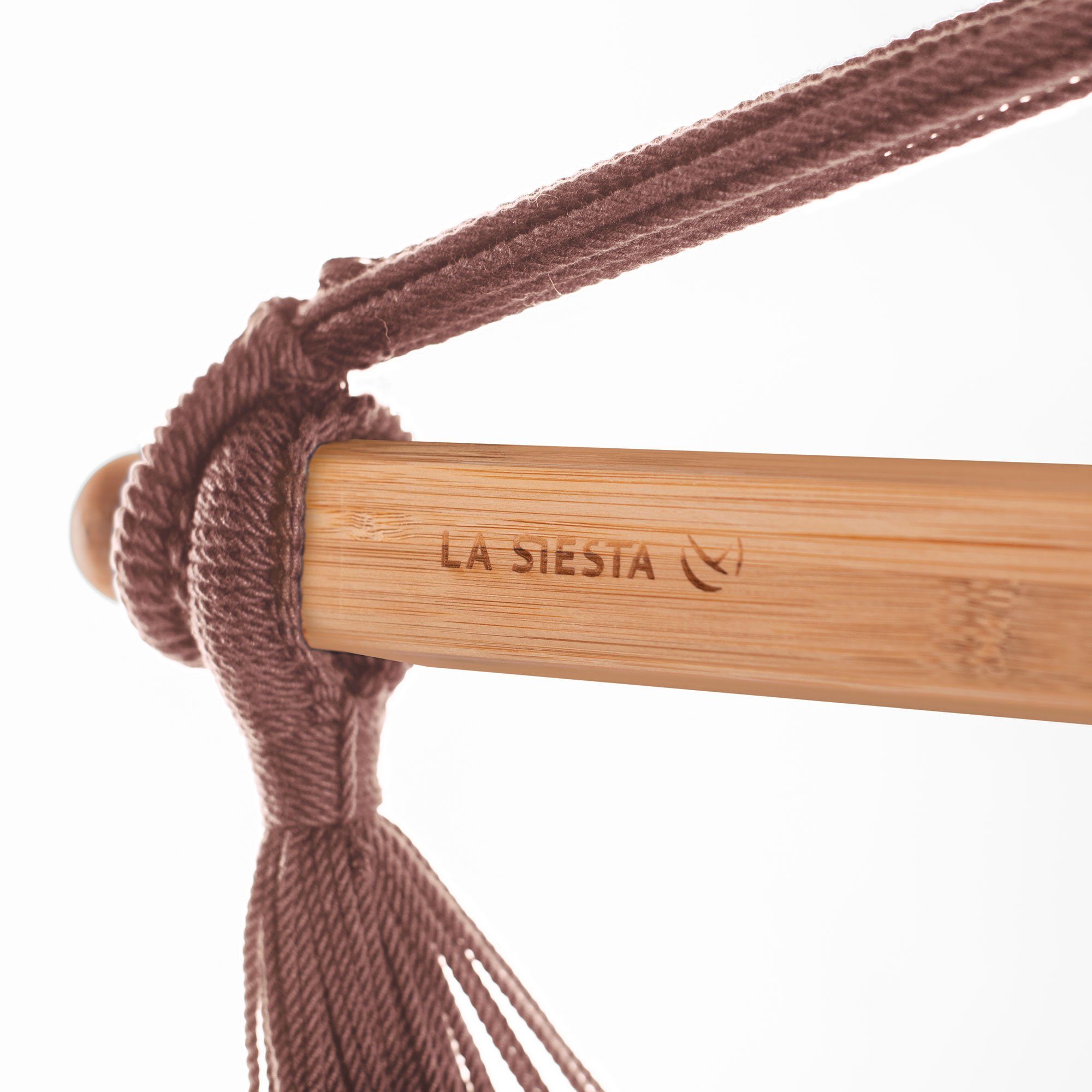 La Siesta Hängestuhl Hängestuhl Hängesessel Lounger HABANA Nougat Bio Baumwolle La Siesta, Hochwertige Qualität