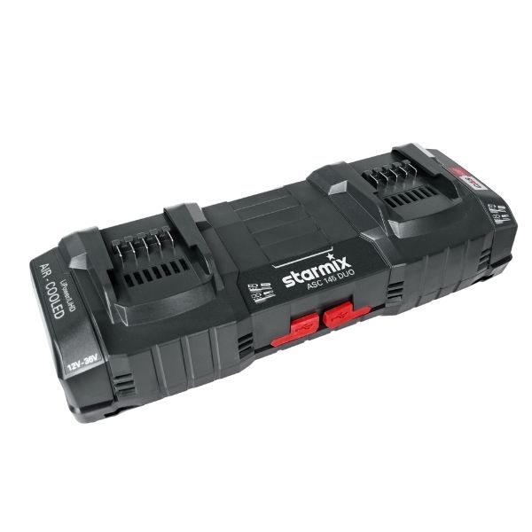 Starmix Tilbehør 458991 ASC 145 DUO Batterilader 12–36 V 