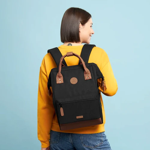 Adventurer Medium Cologne Black Backpack