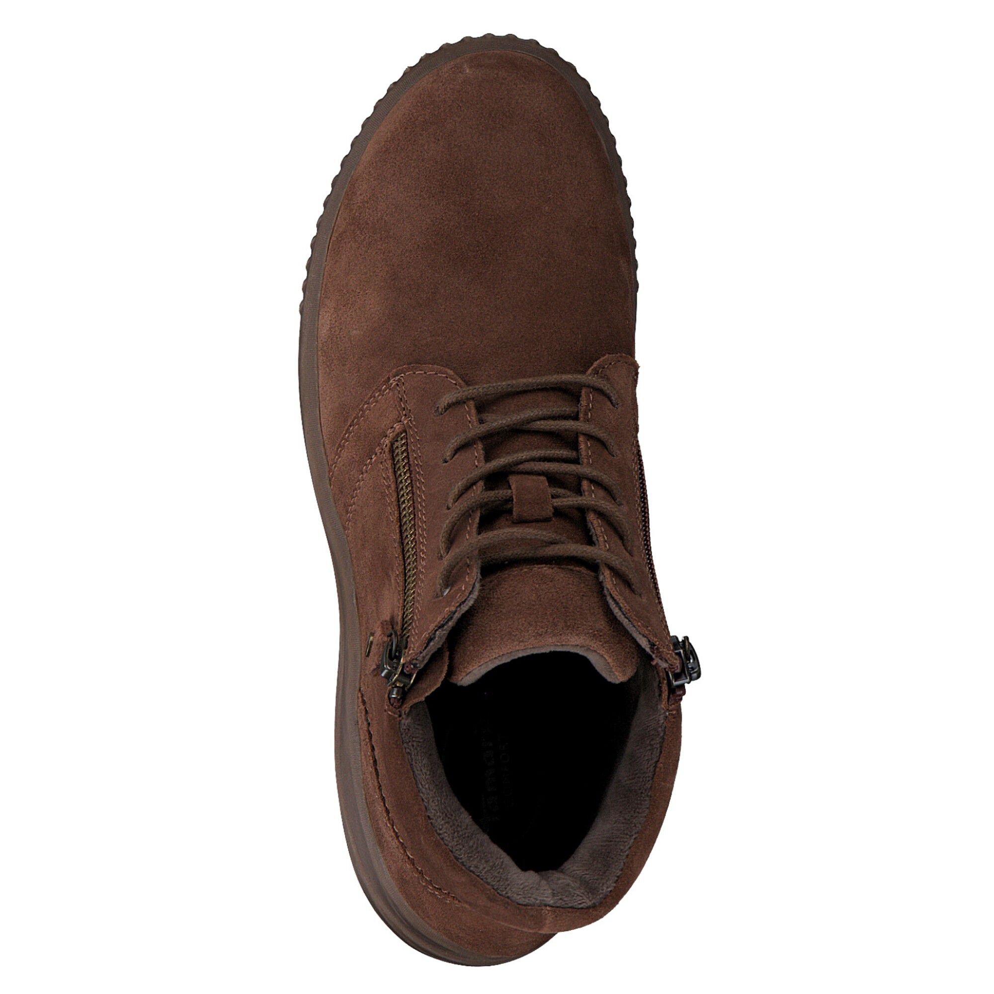 Bottines dessus croûte de cuir